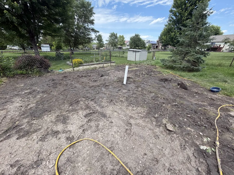 Yard Drainage Fix — after
